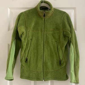 Patagonia Women’s Medium R1 Fleece Green Zip Up Jacket